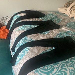 90 Degree - size 7-8 - color black - three pairs for kids